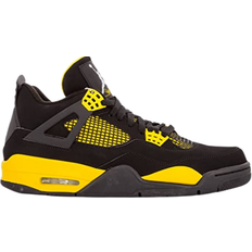 Nike Gula - Herr Skor Nike Air Jordan 4 Retro - Black/White/Tour Yellow