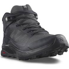 Salomon Dam Trekkingskor Salomon Trekking-skor Outrise Mid Gtx W L47160500 Black/Black/Ebony Svart