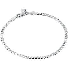 Curb Armband Maria Black Saffi Small Bracelet - Silver