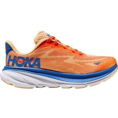 Hoka Big Kid's Clifton 9 - Vibrant Orange/Impala