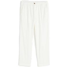 H&M Linen Mix Regular Fit Pants - White