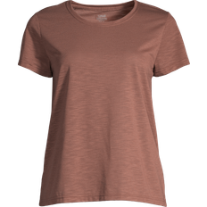 Casall Texture Tee - Chalky Brown