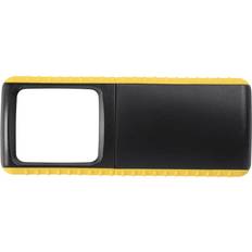 Wedo 271741505 Lupe Rechtecklupe mit inklusive Batterien schwarz/gelb