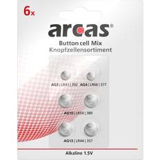 Arcas Sortiment 6 stk Urbatterier