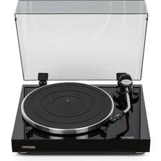 Thorens Skivspelare Thorens TD 204 Manual Two-Speed Turntable with Built-In Preamp & Pre-Installed Audio Technica AT95E Cartridge High Gloss Black Gloss Black