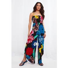 Joe Browns Dam Jumpsuits & Overaller Joe Browns Strappy Shirred Waist Floral Print Cropped Leg Jumpsuit