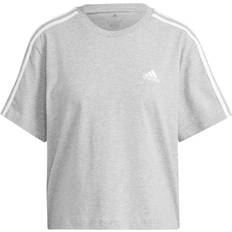 adidas Stripes Crop T-Shirt Damen