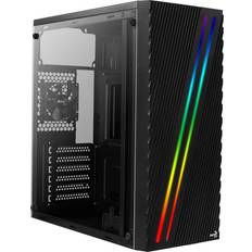 AeroCool Micro-ATX - Midi Tower (ATX) Datorchassin AeroCool Streak Acrylic Side Panel