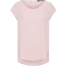 Only Vic Loose Short Sleeve Top - Pink