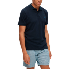 Ekologiskt material - Herr Pikétröjor Selected Homme Classic Polo Shirt - Navy Blazer