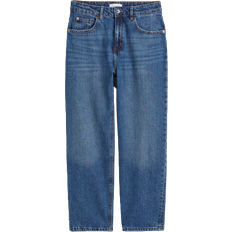 H&M Dam - W30 Byxor & Shorts H&M Mom Loose Fit Jeans - Dark Denim Blue