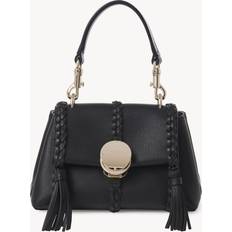 Chloé Penelope mini soft shoulder bag Black Size OneSize 100% Calf-skin leather