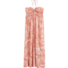Blommiga - Midiklänningar - XL H&M Tie-Detail Suit - Apricot/Floral