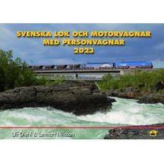 Vecka Kalendrar & Anteckningsblock Svenska lok och motorvagnagnar med personvagnar 2023