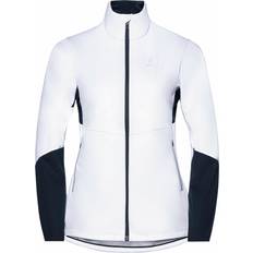 Odlo Ytterkläder Odlo The Langnes Cross-Country jacket Women's - White/Dark Sapphire