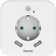 Hama Eluttag Hama 00133752 In-line socket USB White