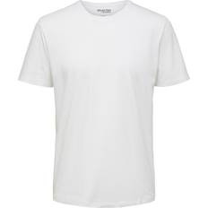 Selected Herr - Vita Kläder Selected Relaxed T-shirt - Bright White