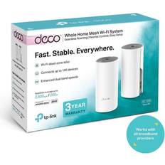 TP-Link Fast Ethernet - Wi-Fi 5 (802.11ac) Routrar TP-Link Deco E4 (2-Pack)