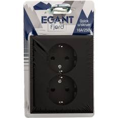 Socket Strömbrytare & Eluttag Socket Double flush Grounded