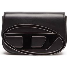 Diesel Iconica borsa a spalla media in pelle Borse a Spalla Donna Nero