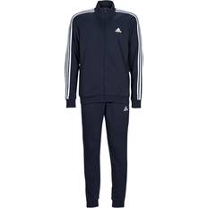 Adidas träningsoverall herr adidas Basic 3-Stripes French Terry Track Suit - Legend Ink