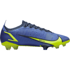 Nike Blåa Fotbollsskor Nike Mercurial Vapor 14 Elite FG - Sapphire/Blue Void/Volt