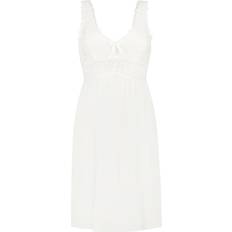 Dam - Viskos Negligéer Hunkemöller Nora Lace Slip Dress - White