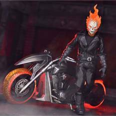 Mezco Toyz Ghost Rider Actionfigur & Vehicle with Sound & Light Up 1/12 Ghost Rider & Hell Cycle