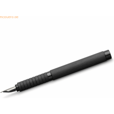 Faber-Castell 148483 – Reservoarpenna Essentio, fjäder B, aluminium svart