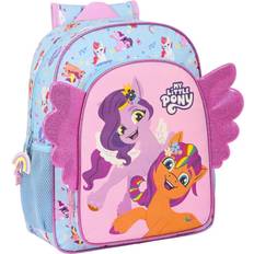 Blåa Skolväskor My Little Pony Skolryggsäck Wild & free 32 x 38 x 12 cm Blå Rosa