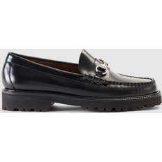 Herr - Silver Lågskor G.H. Bass Mens Weejun 90's Lincoln Horsebit Loafers In Black