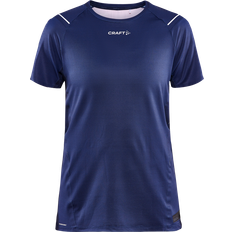 Craft Sportswear Blåa - Dam - Polyester T-shirts Craft Sportswear Pro Hypervent Short Sleeve Tee Women - Blaze/Multi