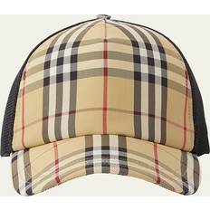 Bruna - Herr - Kostymbyxor Kläder Burberry Men's Vintage Check Trucker Hat BEIGE