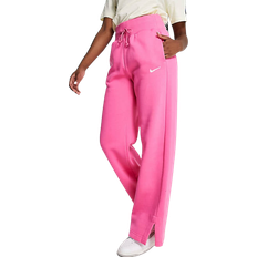 Fleece - Slits Byxor & Shorts Nike Sportswear Phoenix Fleece Women's High-Waisted Wide-Leg Sweatpants - Pink