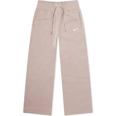 Fleece - Slits Byxor & Shorts Nike Sportswear Phoenix Fleece Women's High-Waisted Wide-Leg Sweatpants - Diffused Taupe/Sail