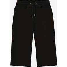 Dolce & Gabbana Midiklänningar Kläder Dolce & Gabbana Jersey jogging shorts with logo tag