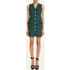 Balmain Mini Dress In Tweed