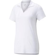 Dam - Återvunnet material Pikétröjor Puma Cloudspun Coast Polo Shirt - White