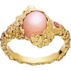 Turmalin Smycken Maanesten Etna Ring - Gold/Multicolour