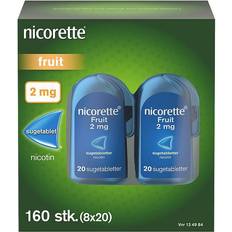 Nicorette Frukt 2mg 160 st Sugtablett