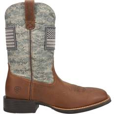 45 ½ Ridskor Ariat Sport Patriot Cowboy Boots - Distressed Brown