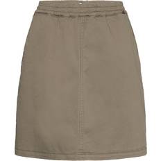 Lexington Reese Cotton Canvas Skirt - Dark Green