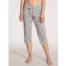 Calida Favourites Dreams Capri Pants White Pattern-2