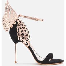 Sophia Webster Tofflor & Sandaler Sophia Webster Women's Evangeline Barely There Heeled Sandals Black/Rose Gold