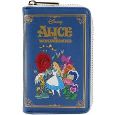 Loungefly Disney Alice in Wonderland Classic Book Zip Around Wallet - Blue