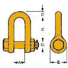 Gunnebo Fastening Båttillbehör Gunnebo Fastening SCHACKEL KL8 SA-7/8-8 Beijerbygg Byggmaterial