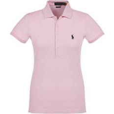 Polo Ralph Lauren Dam Överdelar Polo Ralph Lauren Slim Fit Stretch Shirt Woman shirt Light pink Cotton, Elastane Pink
