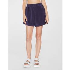 Moncler Blåa - Bomull Byxor & Shorts Moncler High-rise terry shorts blue