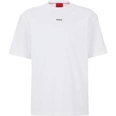 Hugo Boss Bomull - Herr - Vita T-shirts HUGO BOSS Dapolino Relaxed-Fit T-shirt av bomullsjersey med logotyptryck, vit100