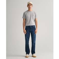 Gant Blåa Byxor & Shorts Gant Regular Jeans Herr